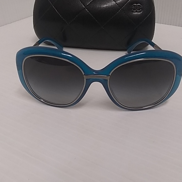 Woman Chanel sunglasses 6045 T 55/19 made in Italy - Picture 2 of 8